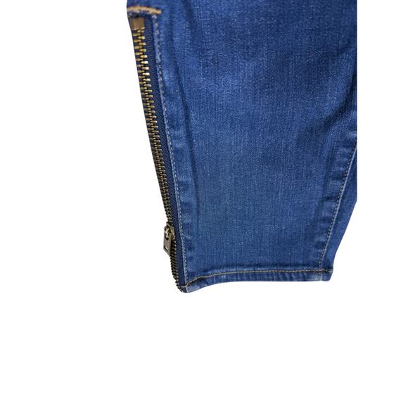 Women's Madewell 8" rise Ankle Zip Skinny Ankle Jeans Size 25 - Picture 3 of 11